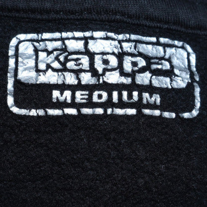 Mens UK Size M Kappa Black Pullover Hoodie