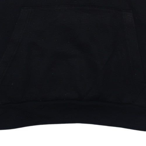 Mens UK Size M Kappa Black Pullover Hoodie