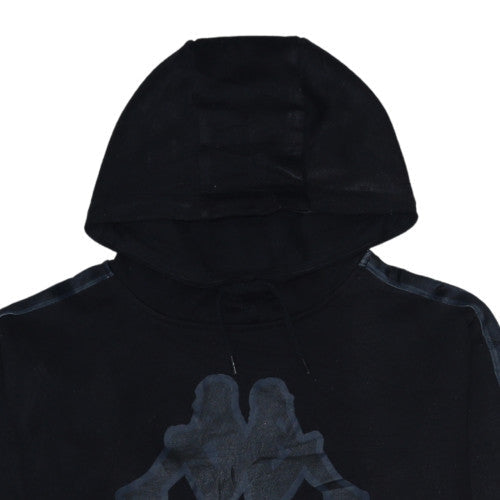 Mens UK Size M Kappa Black Pullover Hoodie