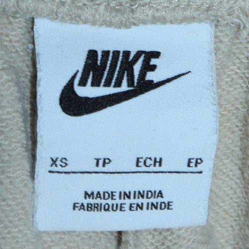 Womens UK Size XS Nike Regular Fit Jogger Beige Trousers