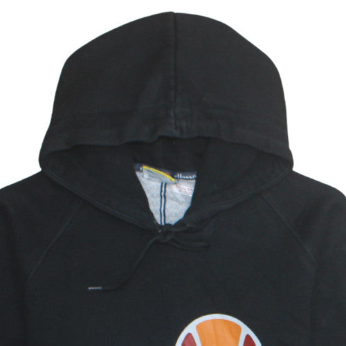Mens UK Size XS ellesse Black Pullover Hoodie