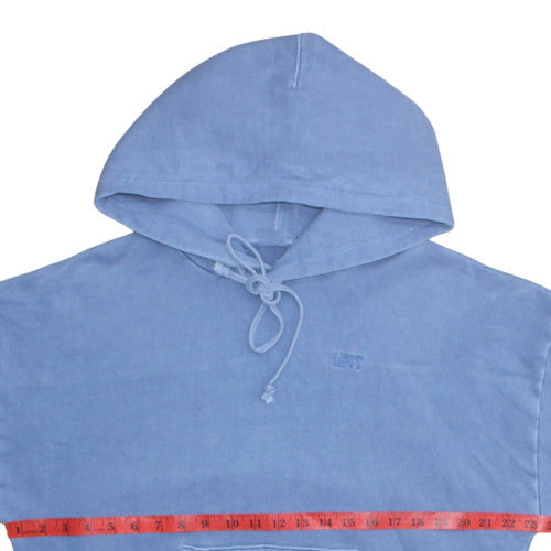 Mens UK Size S Levi's Blue Pullover Hoodie