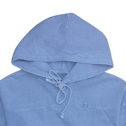 Mens UK Size S Levi's Blue Pullover Hoodie