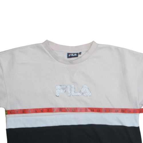 Mens UK Size L FILA Beige Pullover Sweatshirt