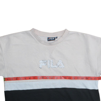 Mens UK Size L FILA Beige Pullover Sweatshirt