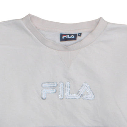 Mens UK Size L FILA Beige Pullover Sweatshirt