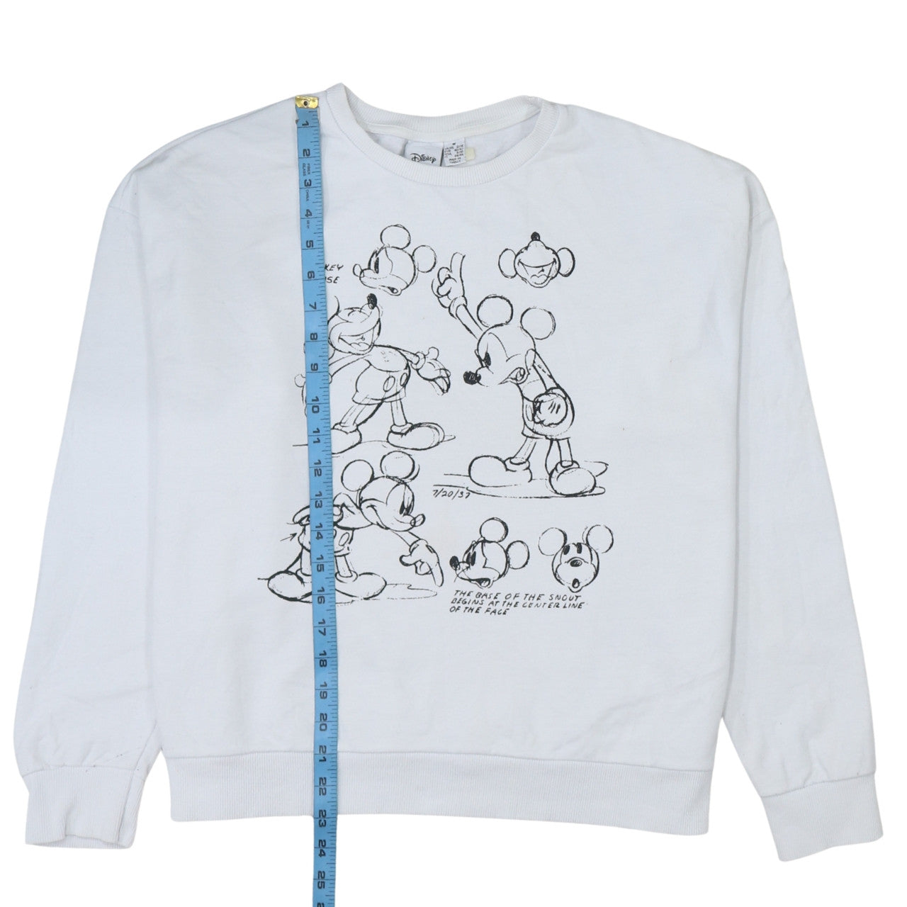 Womens UK Size M Primark White Pullover Sweatshirt