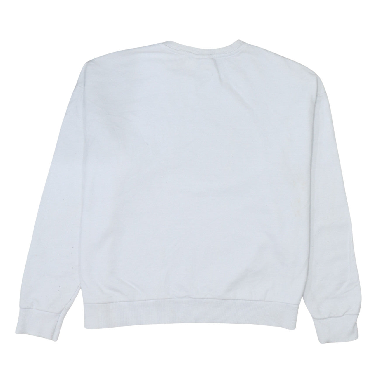 Womens UK Size M Primark White Pullover Sweatshirt
