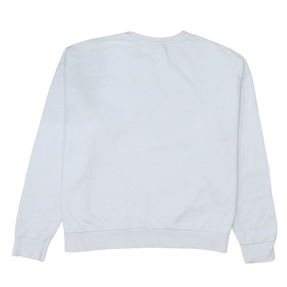 Womens UK Size M Primark White Pullover Sweatshirt