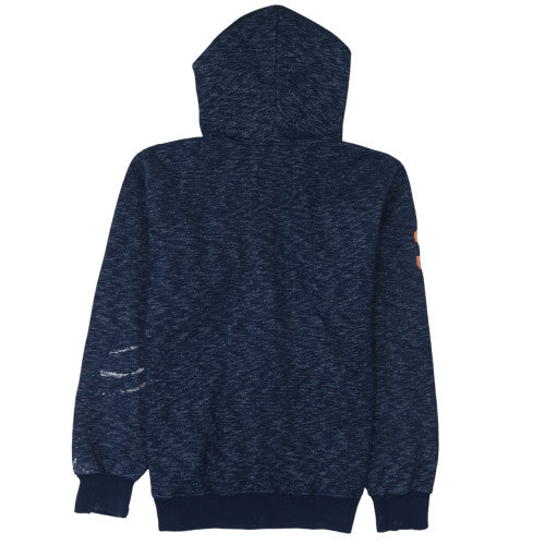 Mens UK Size L Polo Sport Ralph Lauren Blue Full Zip Hoodie