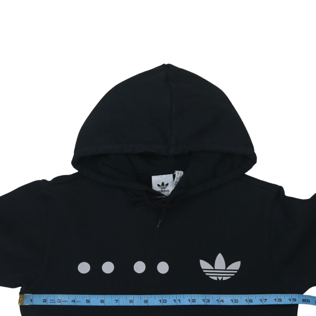 Mens UK Size XS adidas Black Pullover Hoodie