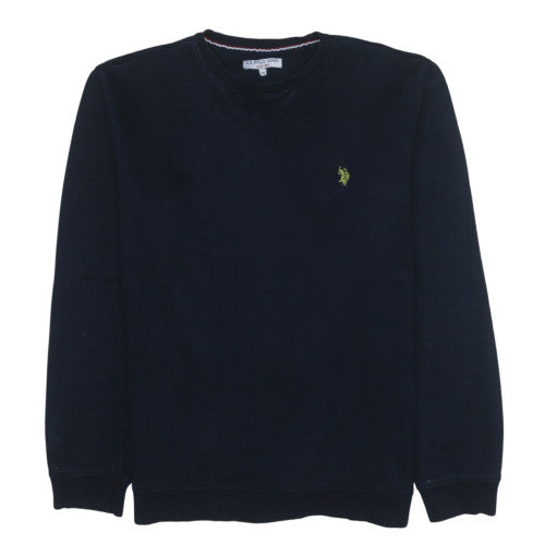 Mens UK Size XL U.S. Polo Assn. Blue Pullover Sweatshirt