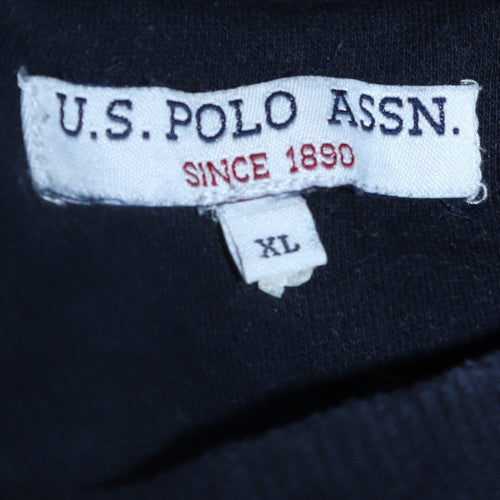Mens UK Size XL U.S. Polo Assn. Blue Pullover Sweatshirt
