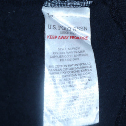 Mens UK Size XL U.S. Polo Assn. Blue Pullover Sweatshirt