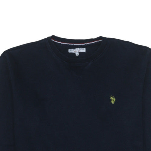 Mens UK Size XL U.S. Polo Assn. Blue Pullover Sweatshirt