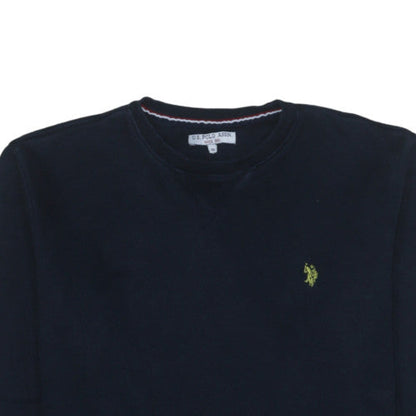 Mens UK Size XL U.S. Polo Assn. Blue Pullover Sweatshirt