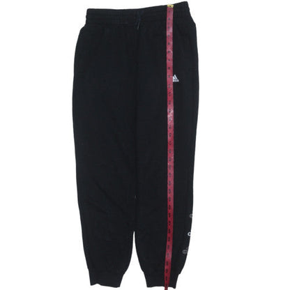 Adidas Womens Black S Jogger Sweatpants with Logo