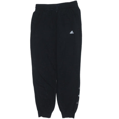 Adidas Womens Black S Jogger Sweatpants with Logo