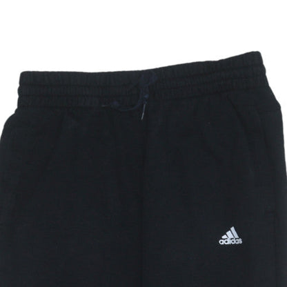 Adidas Womens Black S Jogger Sweatpants with Logo
