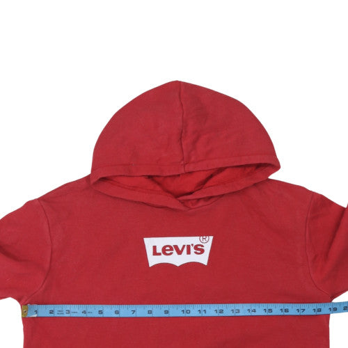 Teens UK Size 14 Plus Levi's Red Pullover Hoodie
