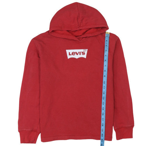 Teens UK Size 14 Plus Levi's Red Pullover Hoodie