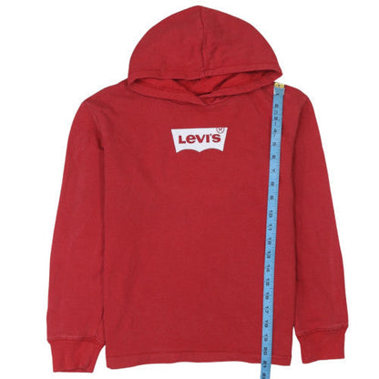 Teens UK Size 14 Plus Levi's Red Pullover Hoodie