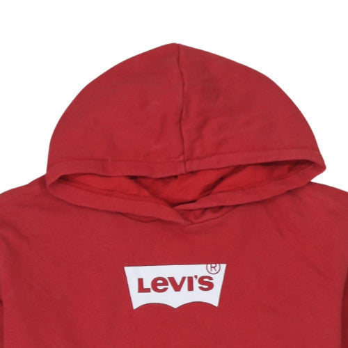 Teens UK Size 14 Plus Levi's Red Pullover Hoodie