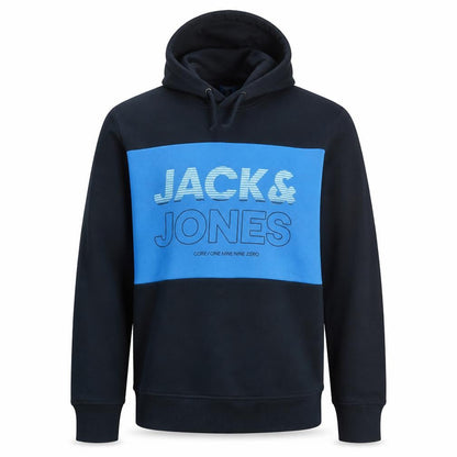 Mens UK Size M JACK & JONES Blue Pullover Hoodie