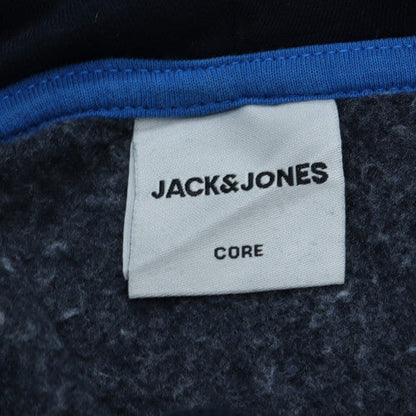 Mens UK Size M JACK & JONES Blue Pullover Hoodie