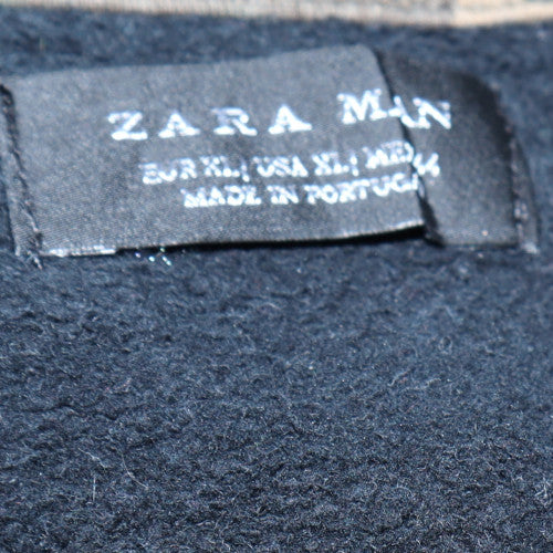 Mens UK Size L Zara Black Pullover Sweatshirt