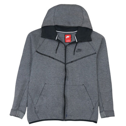 Mens UK Size L Nike Grey Full Zip Hoodie