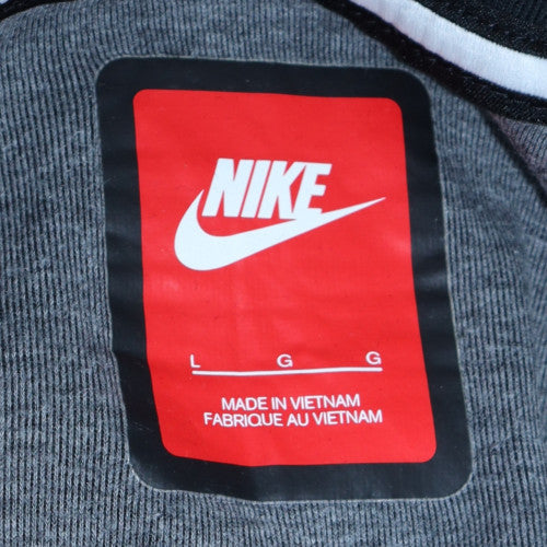 Mens UK Size L Nike Grey Full Zip Hoodie