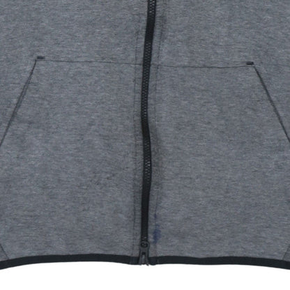 Mens UK Size L Nike Grey Full Zip Hoodie