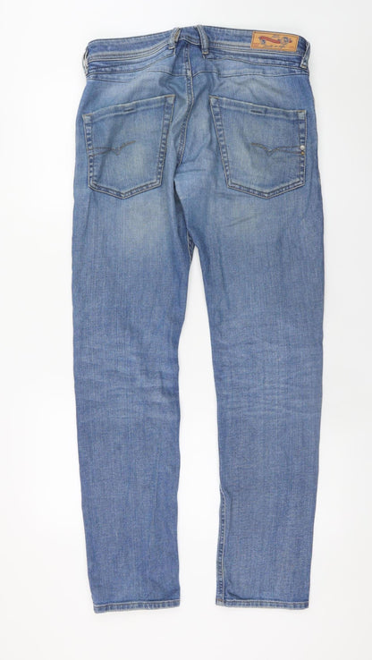 Mens UK Size 32 Diesel Slim Fit Tapered Jeans