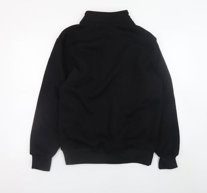 Mens UK Size S Nice Black Pullover Sweatshirt
