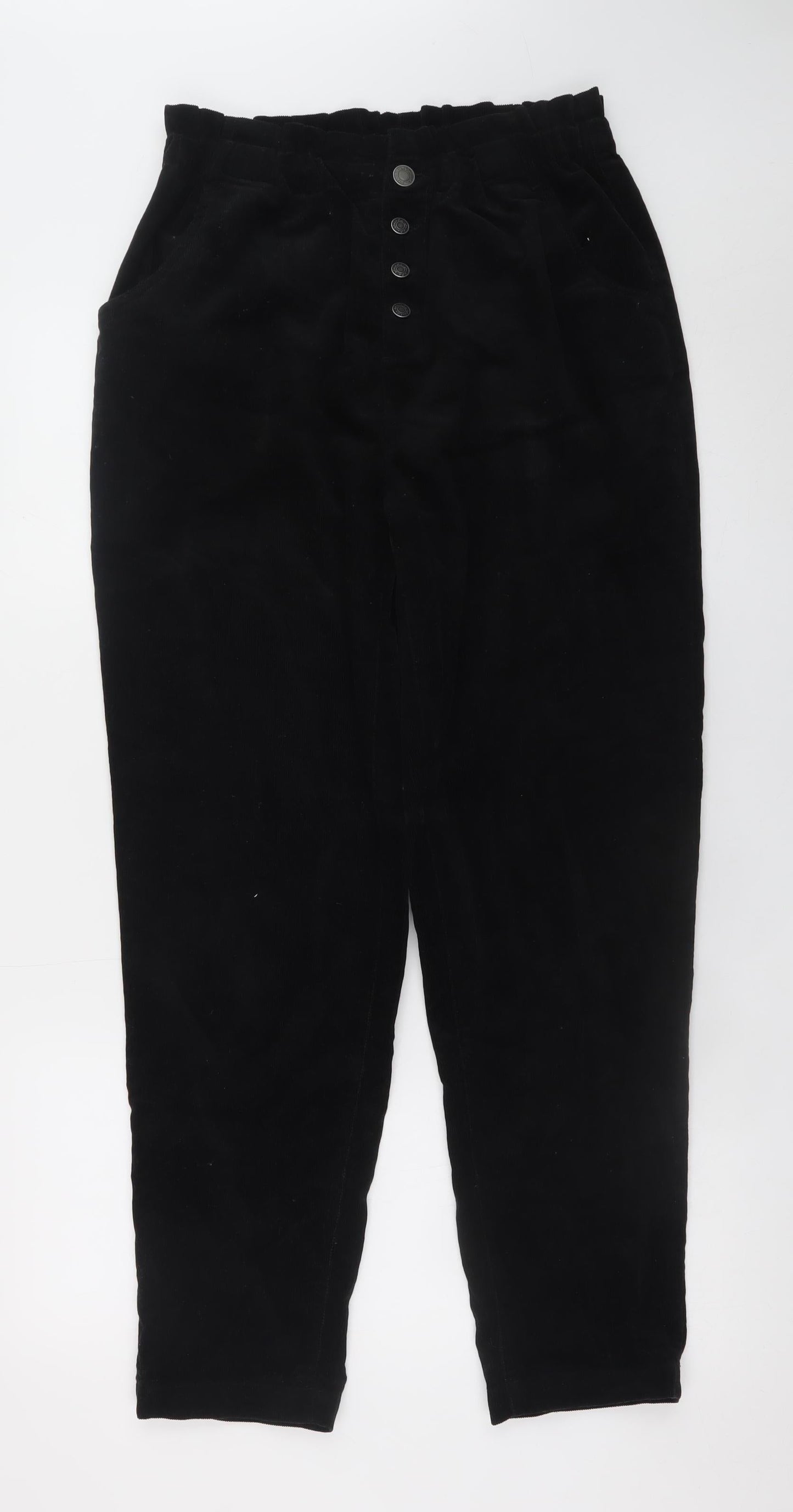 Womens UK Size L blendshe Regular Fit Casual Black Trousers