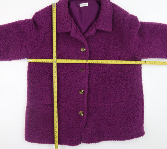 Womens UK Size L Damart Purple Basic Jacket