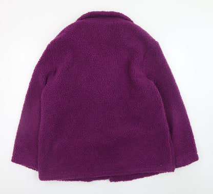 Womens UK Size L Damart Purple Basic Jacket
