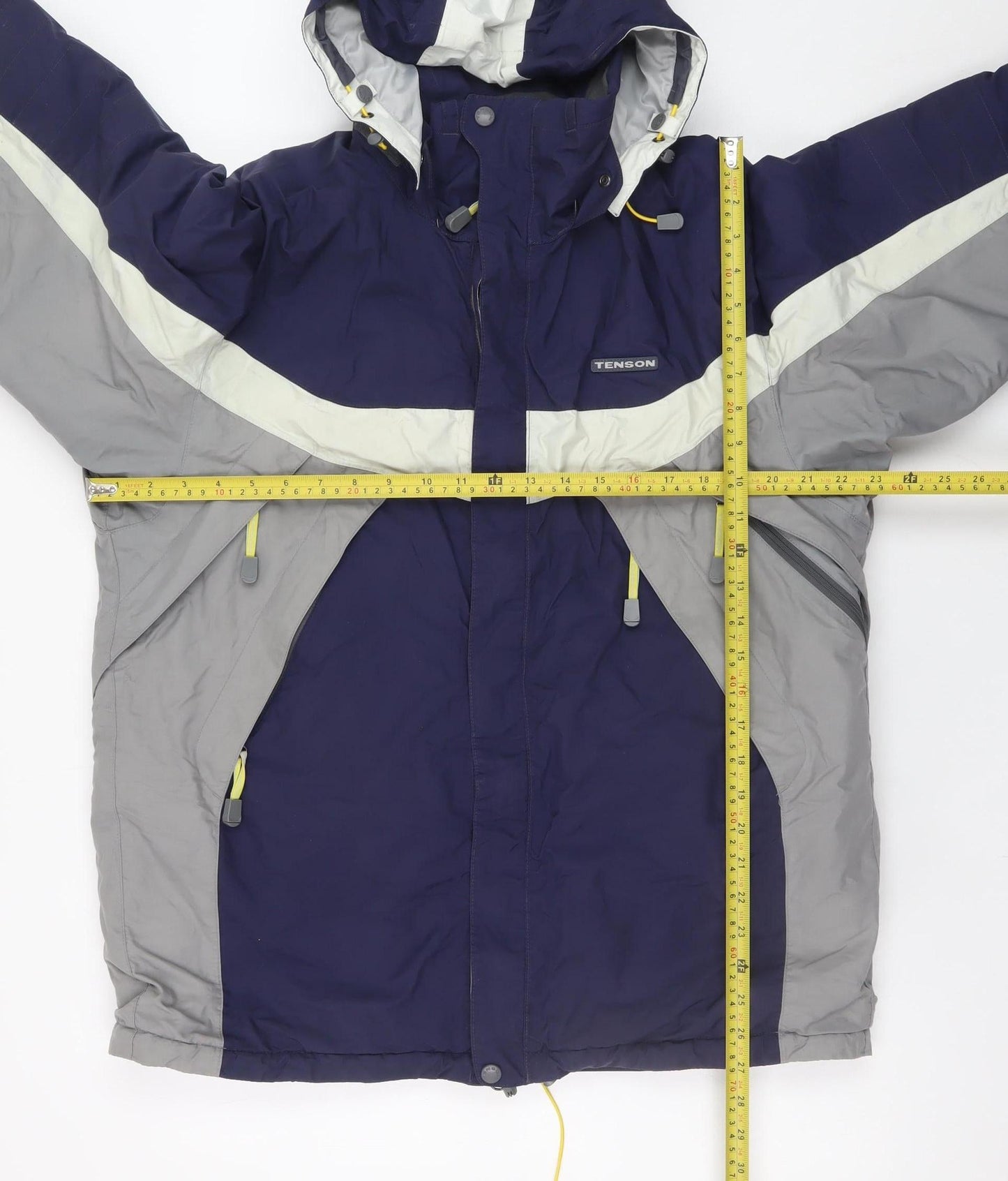 Mens UK Size S Tenson Blue Parka Coat