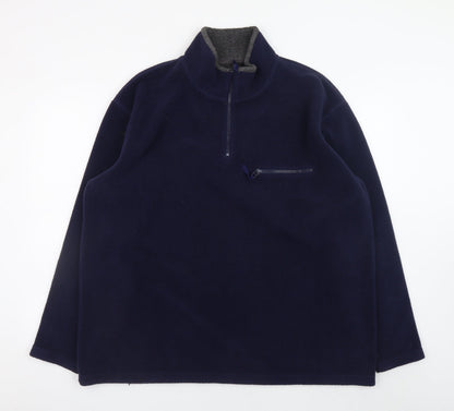 Mens UK Size XL NEXT Blue Pullover Sweatshirt