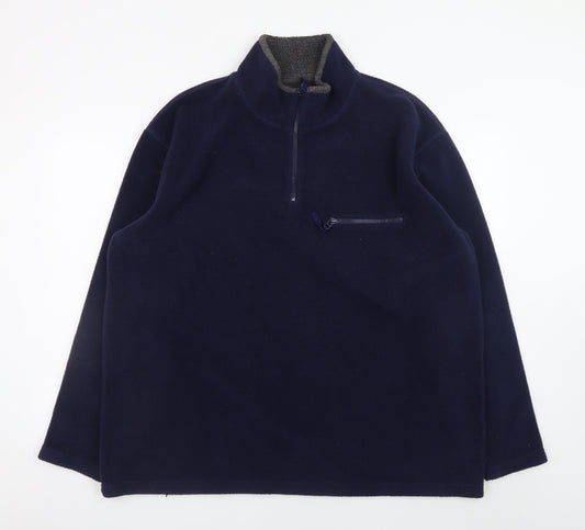 Mens UK Size XL NEXT Blue Pullover Sweatshirt