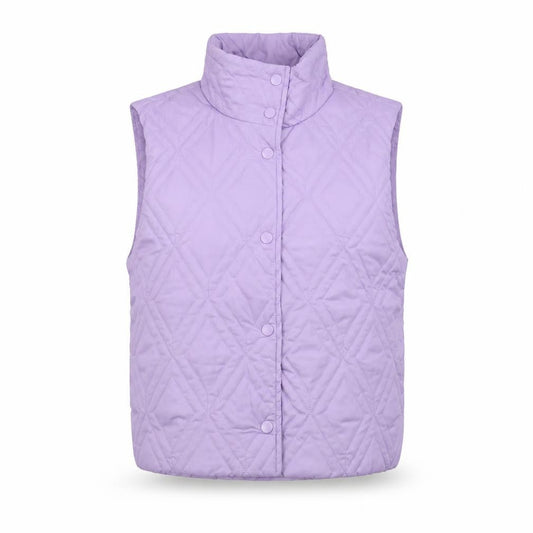 Womens UK Size S Primark Cares Purple Quilted Coat