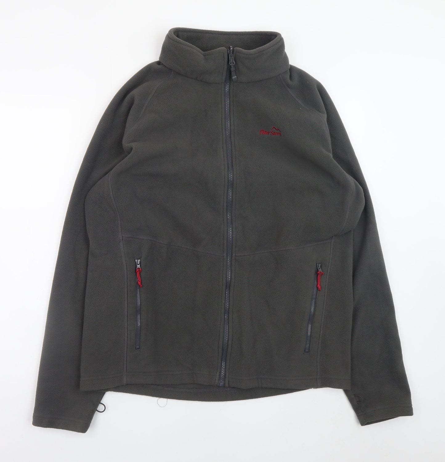 Peter Storm Mens Grey Fleece Full Zip Jacket Size L