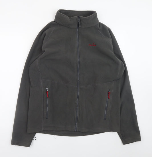 Peter Storm Mens Grey Fleece Full Zip Jacket Size L