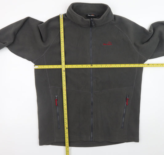 Peter Storm Mens Grey Fleece Full Zip Jacket Size L