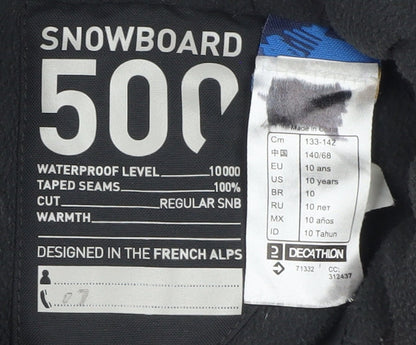 Boys UK Size 10 Years DECATHLON Multicoloured Ski Jacket