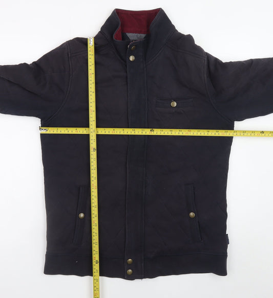 Mens UK Size L Ted Baker Blue Quilted Coat