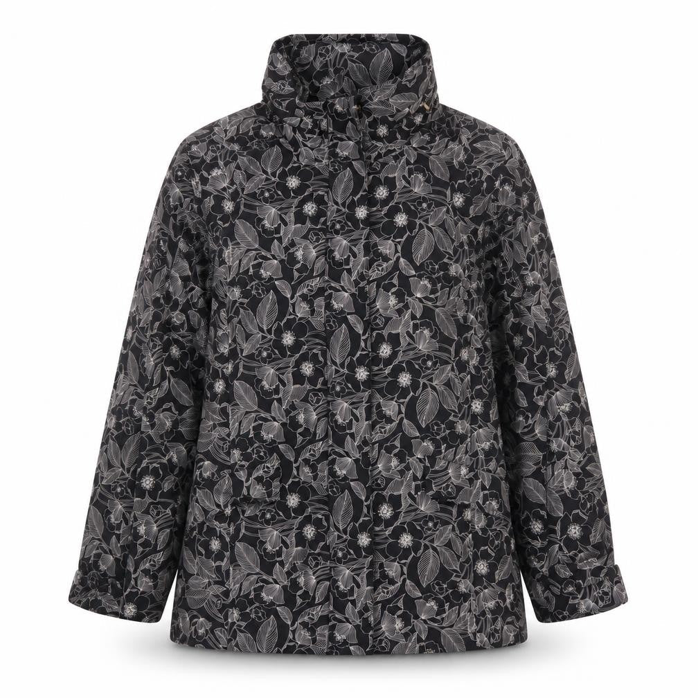 Womens UK Size 14 TIGI Black Rain Coat