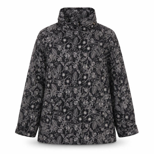Womens UK Size 14 TIGI Black Rain Coat
