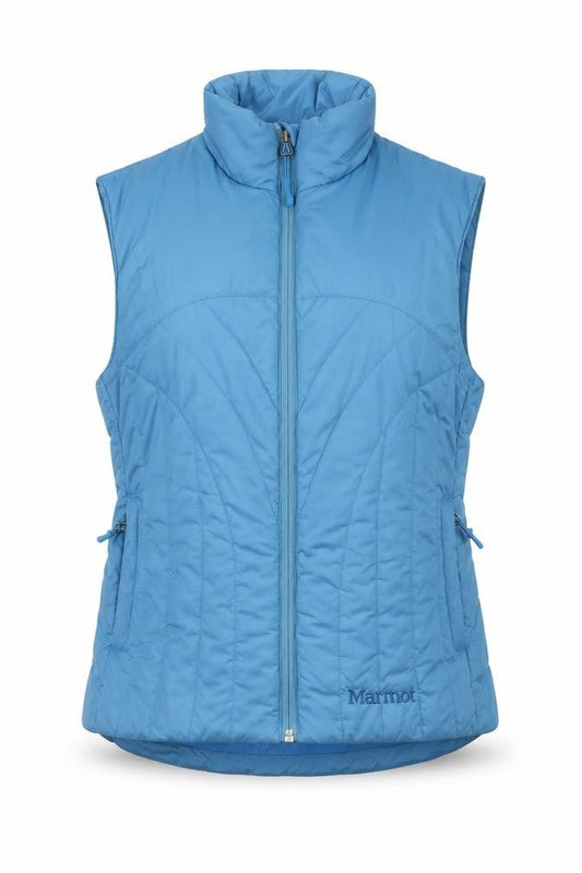 Marmot Women's Blue XS Quilted Puffer Waistcoat Gilet